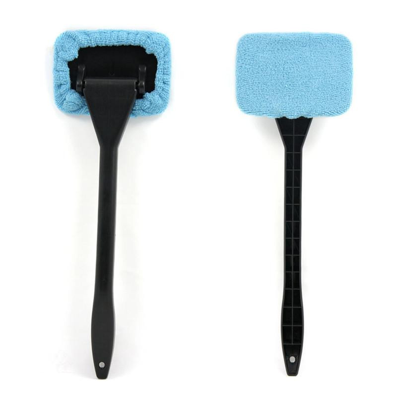Microfiber Lång Hantera Fönster Rengöringsmedel Bil Tvätta Borsta Damm Bil Vård Vindskydd Glans