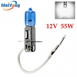 H3 55w 12v Super Ljus Vit Dimma Lights Halogen Glödlampa Hög Kraft Bil Strålkastare Lampa Bil Ljus