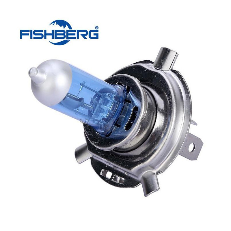 H4 55w 60w Halogen 6000k Hög Låg Stråle Ljus Strålkastare Glödlampa Bil P43t 6000k 12v Xenon Vit