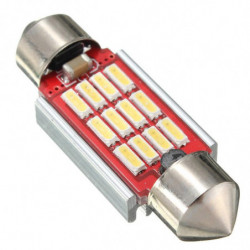 36mm 4014 Smd 12 Led Ljus Kan Buss Fel Interiör Girland Undergång Lampa Glödlampa Ren Vit Dc1224v