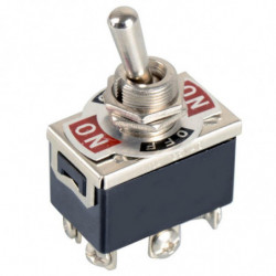 1xblack 6pin Växla Dpdt Onoffon Växla 15a 250v Mini Växlar Ve066 P