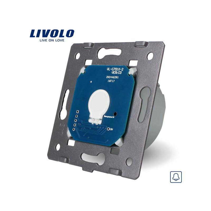 Livolo Tillverkare Eu Standard 110 250v De Bas Av Rör Skärm Vägg Dörr Klocka Växla Vlc701b
