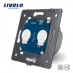 Livolo Eu Standard Rör Avlägsen Växla Utan Glas Panel 2 Gäng 2 Sätt Växelström 110 250v Led Indikator