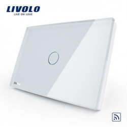Livolo Elfenben Vit Kristall Glas Panel Vlc301r81 110 250v 50 60hz Oss Au Trådlös Avlägsen Hem Vägg