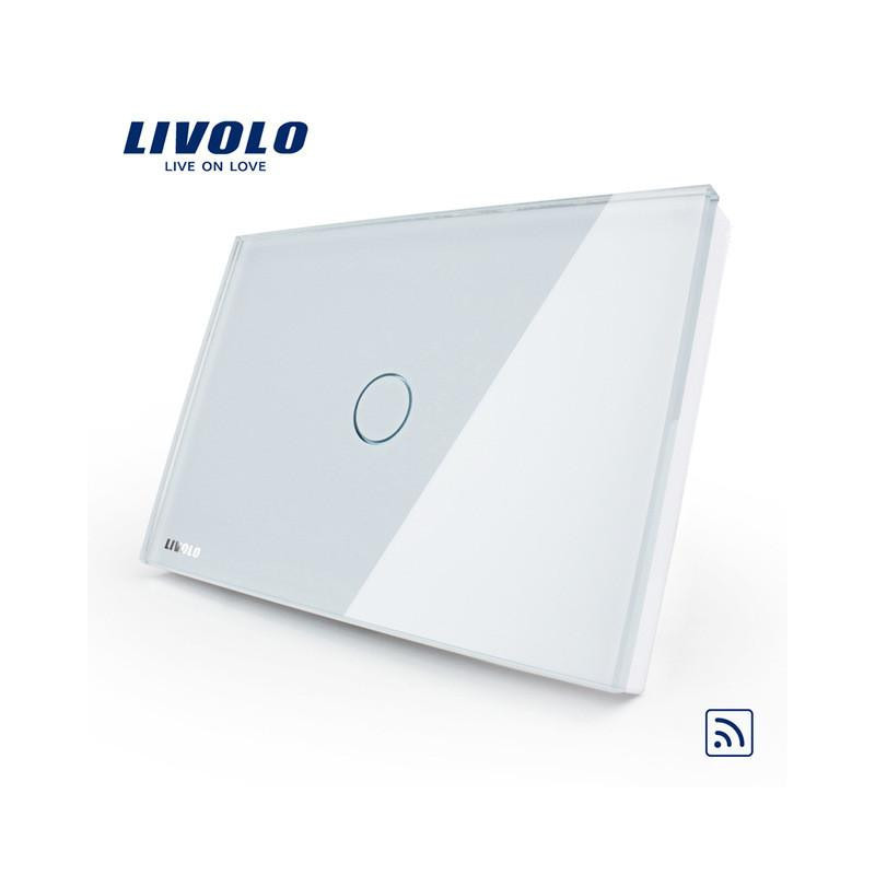 Livolo Elfenben Vit Kristall Glas Panel Vlc301r81 110 250v 50 60hz Oss Au Trådlös Avlägsen Hem Vägg