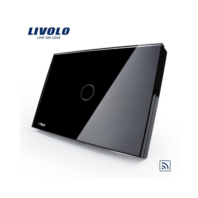 Oss Au Standard Livolo Svart Pärla Kristall Glas Panel Vlc301r82 110 250v 433 92mhz Trådlös Avlägsen