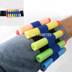 1 Pc Bandolier Handled Hand Rem Klämma Laddare Dart Ammunition Lagring För Nerf Pistol Nstrike Blasters