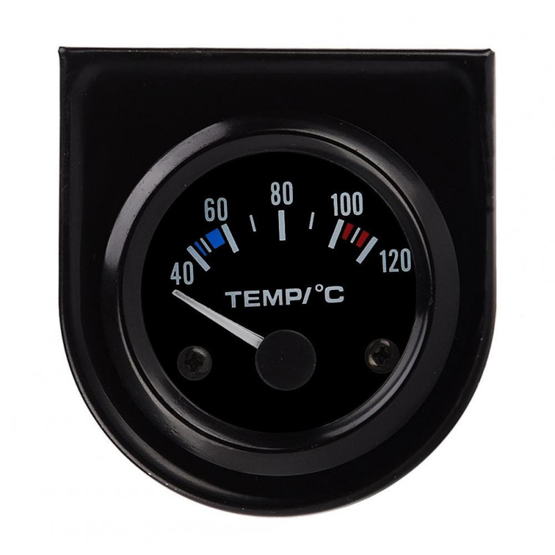 Hög Känslighet 2 Tum Dc12v Bil Pekare Vatten Temperatur Temp Mätare 40 120 Celsius Mäta Bil