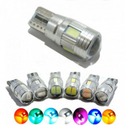 2x T10 501 194 168 W5w 6 Led 5630 Smd Kan Buss Fel 3w 6 Färger 12v Bil Parkering Ljus Spel Lights Bil
