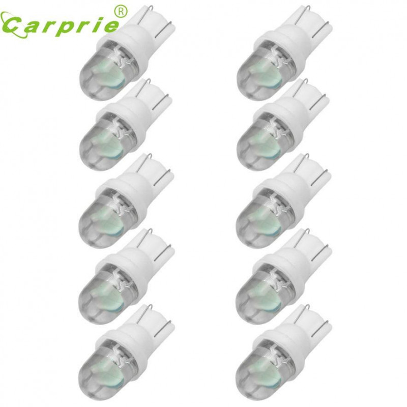 10 St Vit T10 W5w Led Bil Kil Ljus Sidenumber Tallrik Lampa Glödlampa Dc12v Ap29