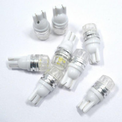 1 St Bil Led Likström 12v Lampada Ljus T10 5050 Super Vit 194 168 W5w T10 Led Parkering Glödlampa Bil