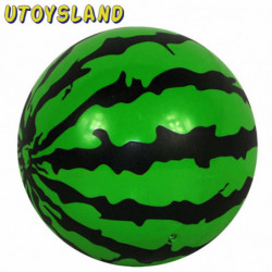 Utoysland Dia 16cm Uppblåsbar Vattenmelon Boll Studsig Bollar Barn Barn Sport Utbildning Leksaker