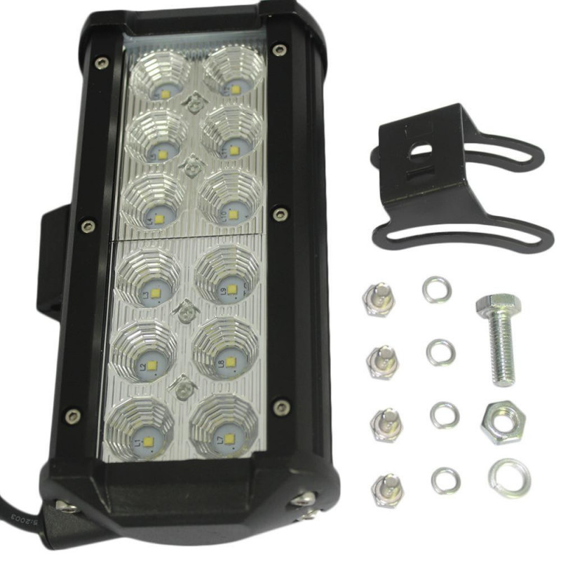 1 St 7 Tum 36w Led Arbete Ljus Bar För Indikatorer Motorcykel Körning Av Vägen Båt Bil Traktor Lastbil