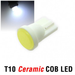 1x T10 Keramisk Majskolv W5w 168 Bil Interiör 1 Led Kil Dörr Instrument Sida Ljus Glödlampa Lampa