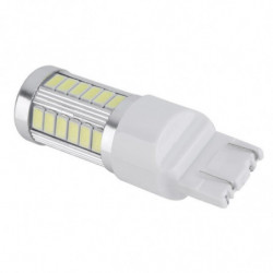 1 St Led 5630 33 Smd T20 7443 5630 Vit 800lm Bil Svans Broms Signal Parkering Ljus