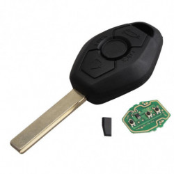 433 315mhz Ersättning Utbyts Avlägsen Ckel Inträde Fob Sändare Oklippt Blad För Bmw X3 X5 3 Serier