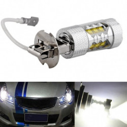 1 St Hög Kraft H3 Led Bil Ljus 50w Led Super Ljus Vit Dimma Svans Sväng Dr I Huvud Bil Ljus Dagtid