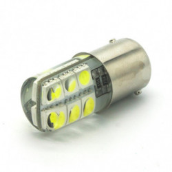 Ba15s 1156 Led Vit Lights 12x5050 Smd Silica Gel Likström 12v Bil Bak Svans Broms Ljus Lampa S25 Glödlampa
