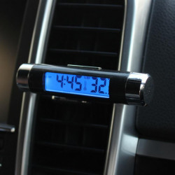 Bil Bil Luft Conditioning Ventilera Klocka Tid Termometer Klocka Kolla På Universell Digital Termometer