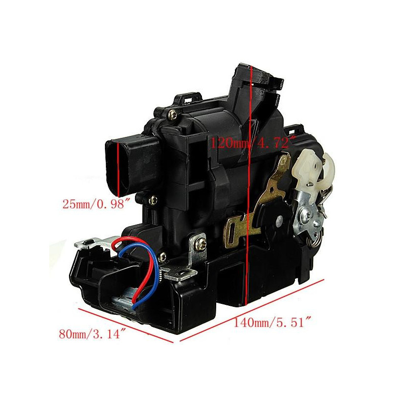 Främre Höger Dörr Låsa Actuator Mekanism För Vw Golf Bora Passat Lupo Mk4 Uq02