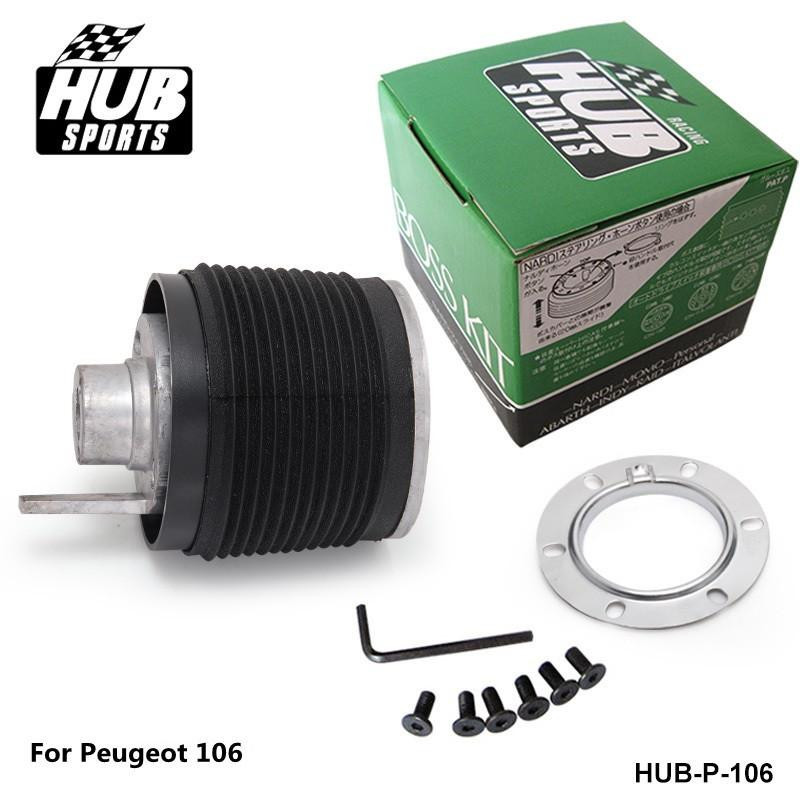 Tansky Jdm Stil Chef Utrustning Styrning Hjul Nav Adapter För Peugeot 106 Universell Hubp106