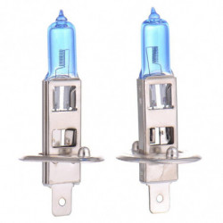 2pcs Massa H1 6000k Super Ljus 100w GÖmde Sig Xenon Halogen Strålkastare Ljus Glödlampa Lampa 12v