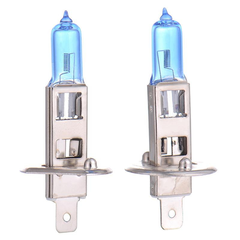 2pcs Massa H1 6000k Super Ljus 100w GÖmde Sig Xenon Halogen Strålkastare Ljus Glödlampa Lampa 12v