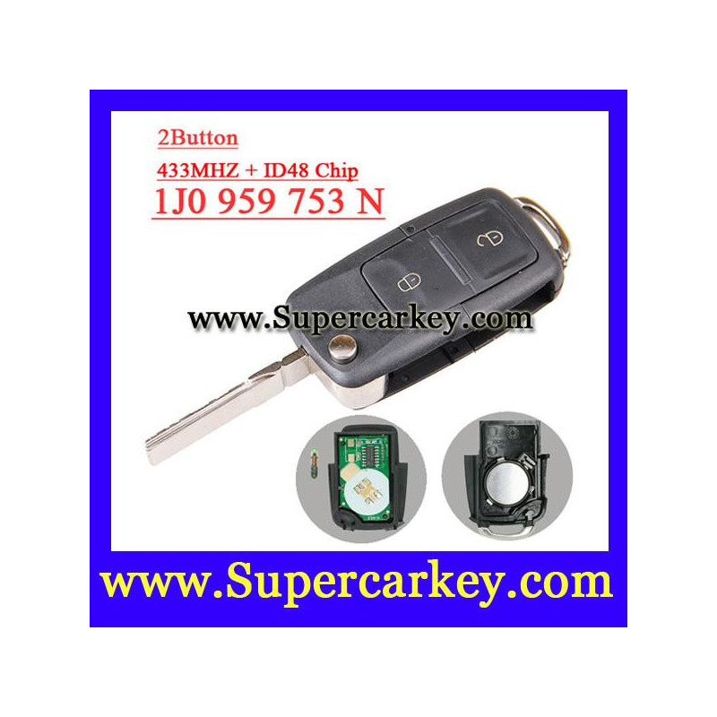1 Pcs 1j0 959 753 N 1j0 959 753n 2 Knapp Flip AvlÄgsen Ckel SÄndare FÖr 19982000 Vw Passat Golf Mk4