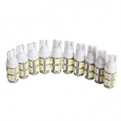 10 St T10 194 168 9smd5050 Led Bil Led Ljus Vit Ljus Bil Svans Lampa Glödlampa Ljus