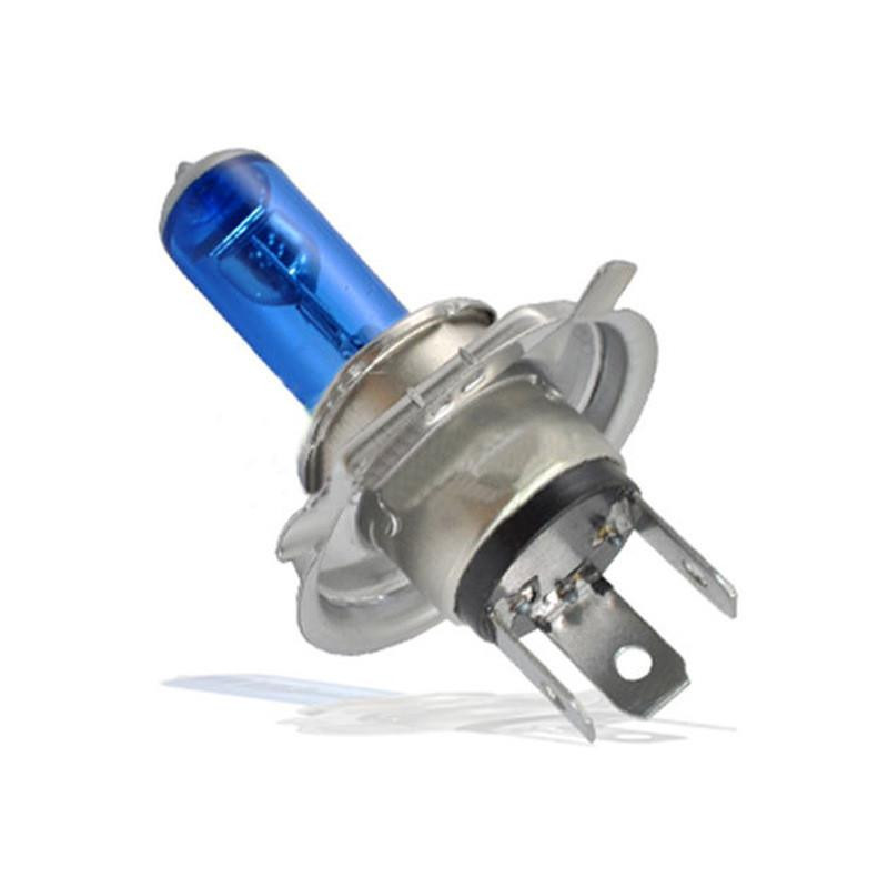 Bil H4 Super Vit 4000k Led Dimma Ljus Xenon Gas 12v 60w Halogen Antivibration Glödlampa