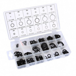 Svart 18 Storlekar 225pcs Gummi O Ringa Oring Bricka Verktyg Seals Sortiment Svart För Bil Bil