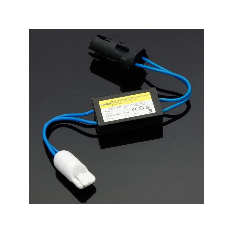 12v Varning Canceller Avkodare T10 W5w Ocb Fel Ladda Motstånd Aluminium Omslag För Led Lampor