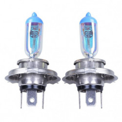 Bil Halogen Lampa H4 P43t 12v 55 60w 4300k För Universell Ersättning Regnbåge Guld Färg Strålkastare