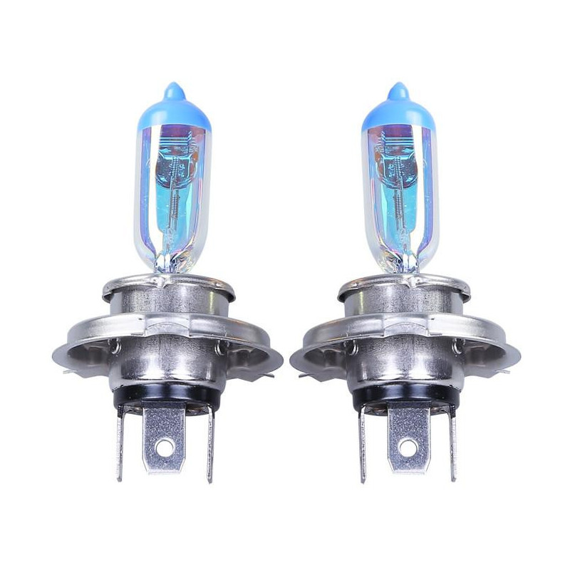Bil Halogen Lampa H4 P43t 12v 55 60w 4300k För Universell Ersättning Regnbåge Guld Färg Strålkastare