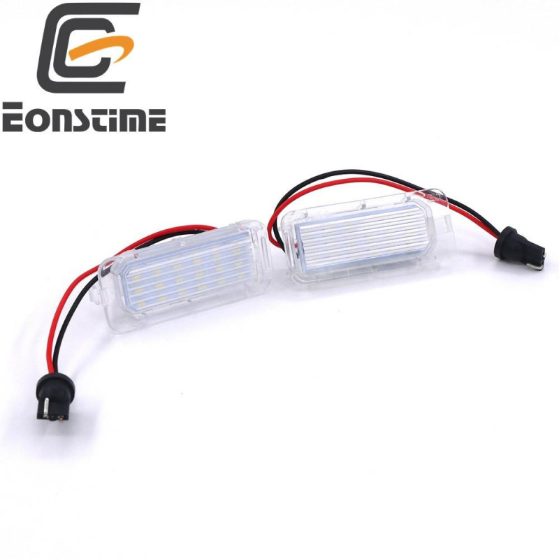 Eonstime 2pcs 18led Smd Licens Tallrik Ljus Nej Fel För VadstÄlle Fokus Mk2 Kombi Facelift Mk3 Fiesta