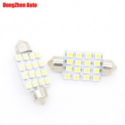 1x 24v 16 3528 41mm Bil Led Interiör Kupol Girland Ljus Läsning Lampa Bil C5w C10w Licens Tallrik Licens