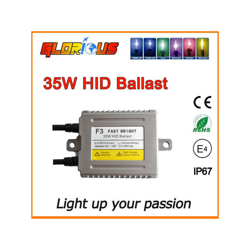 1 St 12v 35w Xenon Ballast Snabb Ljus F3 Digital Omvandling Gömde Sig Ballast Ersättning
