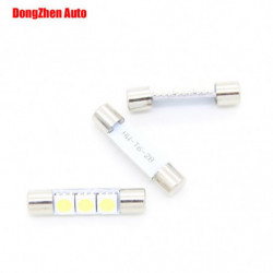 1x Bil 28mm 35050 Fåfänga Visir Spegel Ljus Led Bil C5w C10w Sv8 5 Interiör Belysning Bakåtsikt Spegel