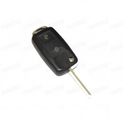 Vw02001 Bil AvlÄgsen Flip Ckel Omslag Fall Fob Skal 2 Knappar FÖr Vw Volkswagen Golf Bora Polo Passat