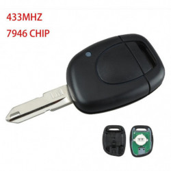 1 Knapp Renault Avlägsen Ckel 433mhz Pcf7946 Chip Bil Smart Keyless Inträde Fob