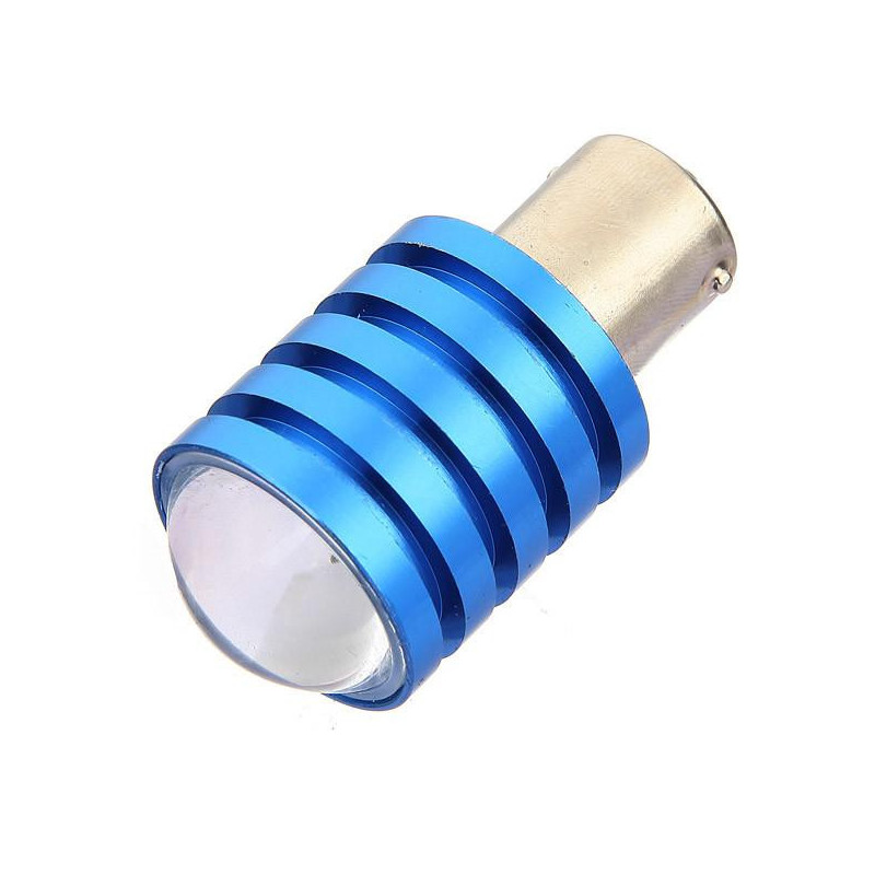 1156 Ba15s Led 7w Vit Bil Bil Ljus Källa Svans Omvänd Säkerhetskopiering Broms Lampa Glödlampa Dc12v