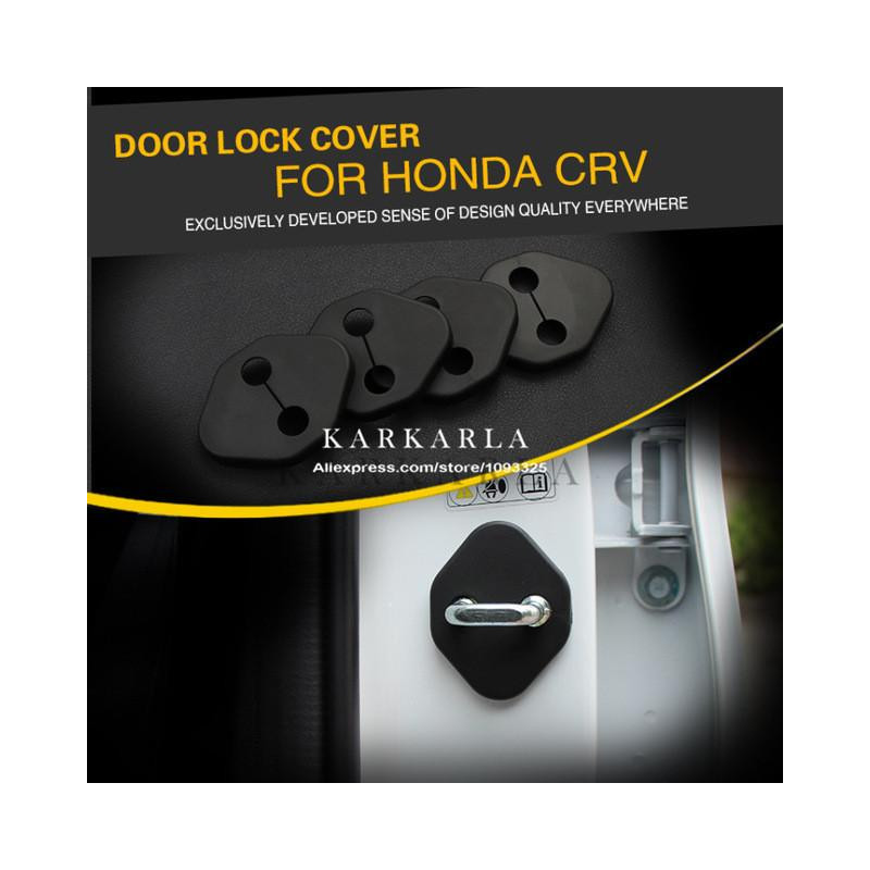 Dörr Låsa Spänne Omslag Vakt Beskyddare Dekoration 4pack För Honda Crv Crv 2007 2008 2009 2010 2011