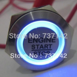Elewind 22mm Motor Start Sluta Skjuta På Knapp Omkopplare Pm221f11e B 12v S Med Symbol