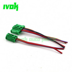 Blåsare Motor Värmare Fläkt Motstånd Connector Tråd För Nissan Tiida Livina Citroen Peugeot Renault