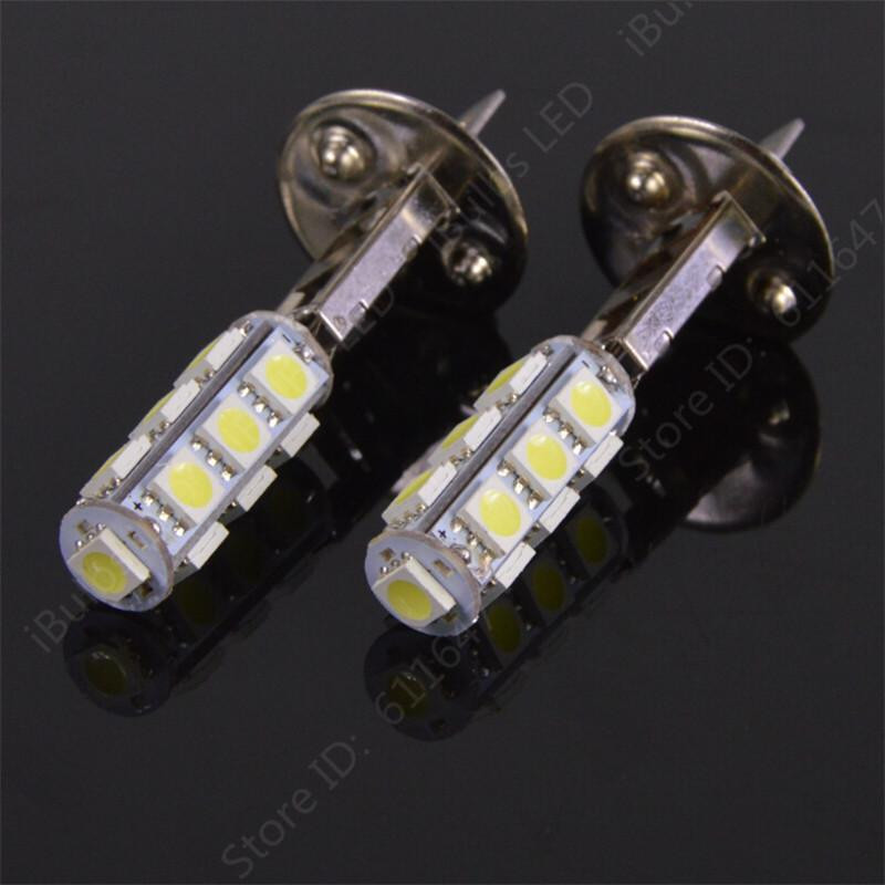 1 St Storh1 Hög Kraft 5050 Smd 13 Led Vit Bil Bil Strålkastare Dimma Huvud Lights Lampa Glödlampa