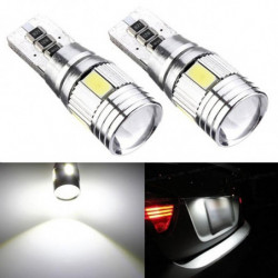 2 5w T10 501 194 168 W5w 6 Led 5630 Smd Kan Buss Fel Ren Vit Bil Bil Sida Kil Parkering Lights Lampa