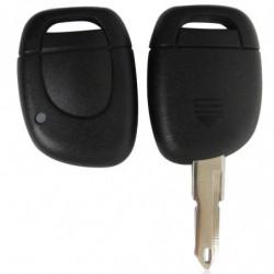 1 Knapp Oklippt Blad Avlägsen Bil Ckel Skal För Renault Twingo Clio Kangoo Bemästra Nej Chip Keyless