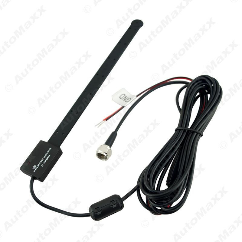 Vattentät Bil Aktiva F Connector Digital Dvbt Bil Tv Antenn Byggd I Förstärkare J883