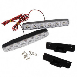 Dr I Bil Styling Dagsljus Bil Dagtid Löpning Lights Likström 12v 6 Lysdioder Bil Dagtid Led Ljus Hp