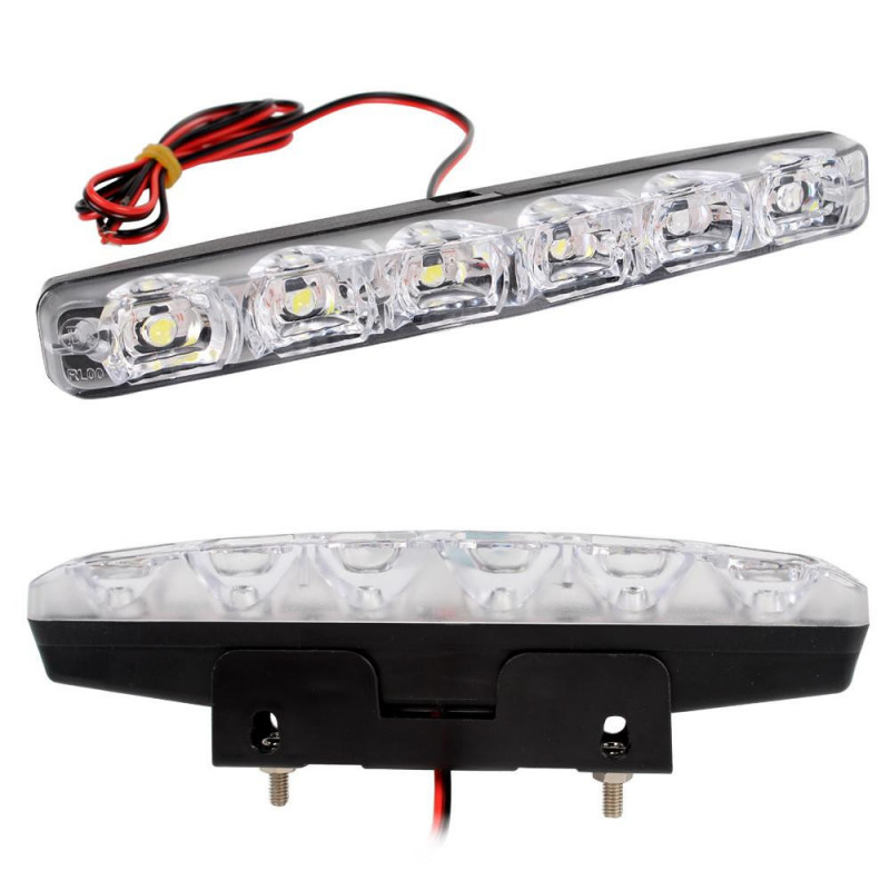 Dr I Bil Dagtid Löpning Lights Dagsljus Bil Styling Bil Dagtid Led Ljus 6 Lysdioder Super Ljus
